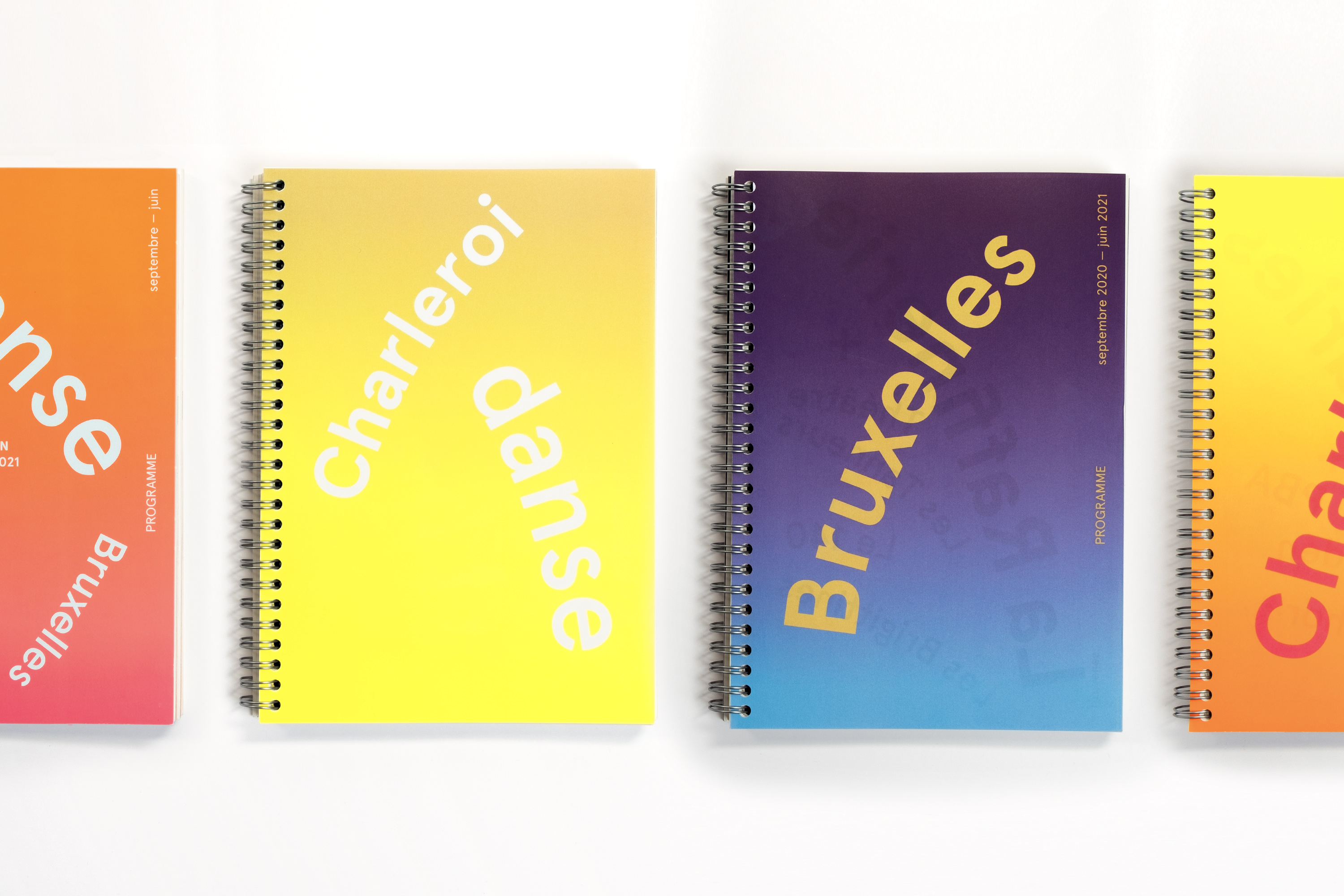 Charleroi Danse —Identité GR20 design graphique signaletique paris branding graphic fashion food drinks culture luxury architecture