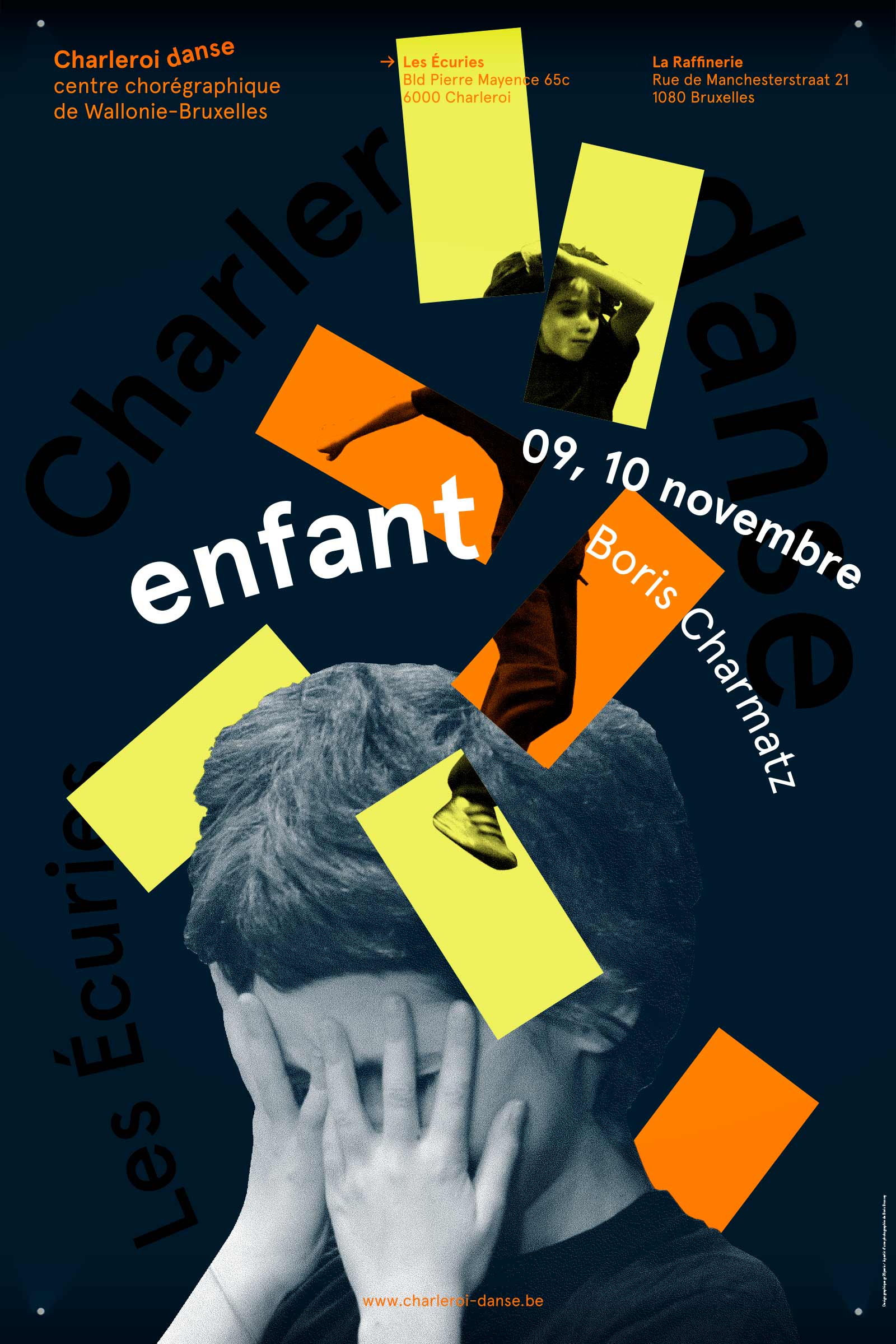 Charleroi Danse —Affichage GR20 design graphique signaletique paris branding graphic fashion food drinks culture luxury architecture