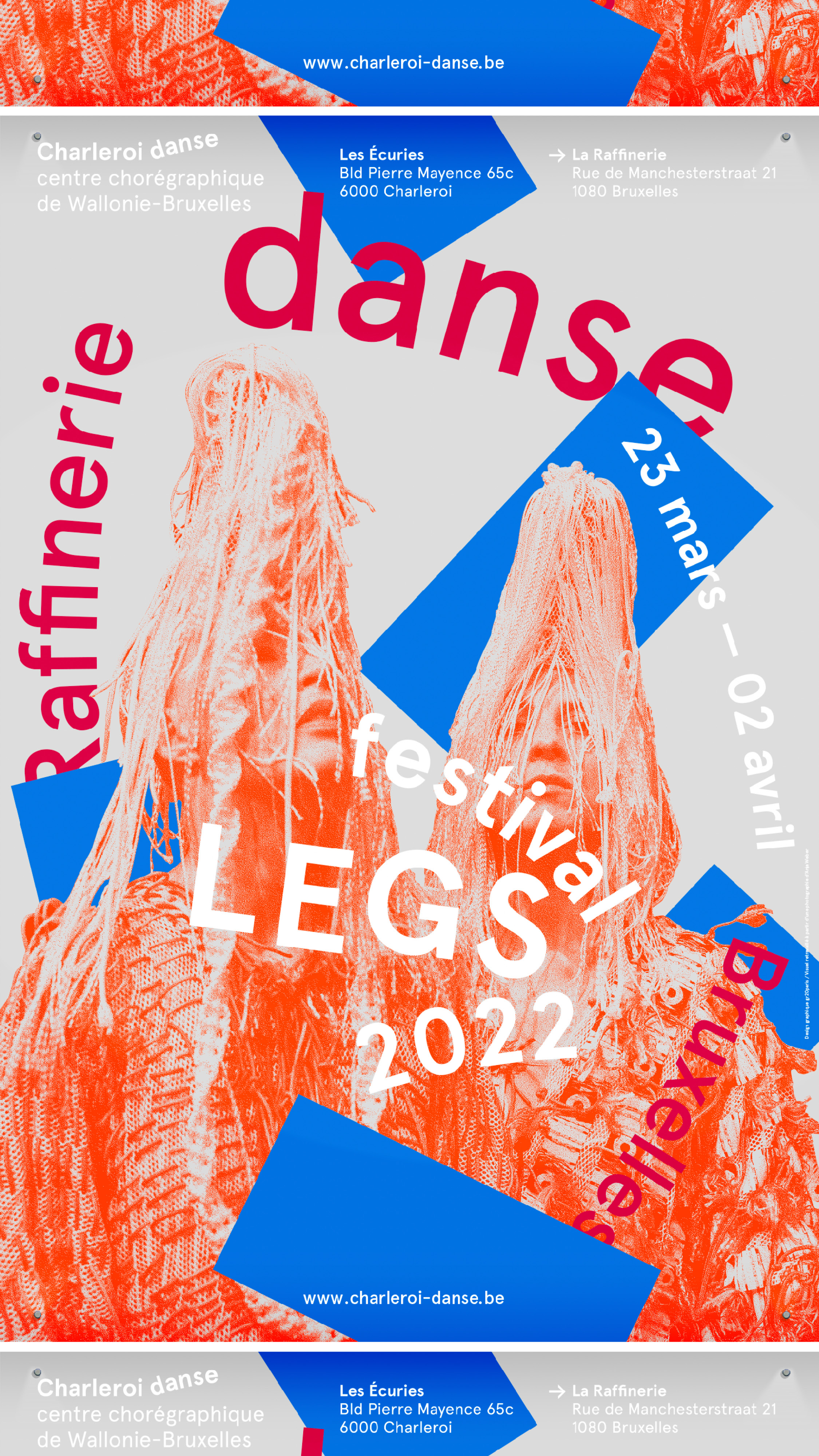 Charleroi Danse —Affichage GR20 design graphique signaletique paris branding graphic fashion food drinks culture luxury architecture