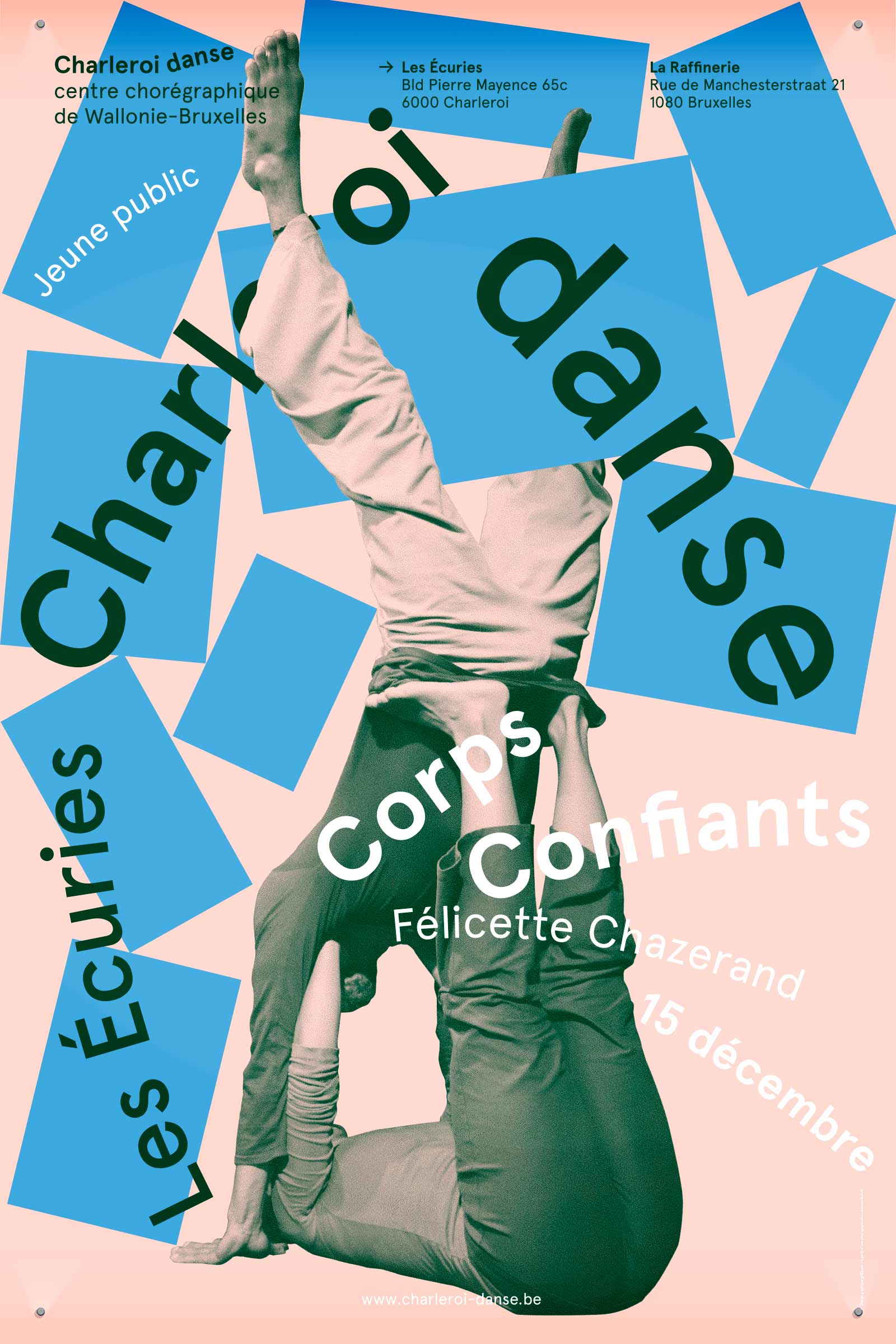 Charleroi Danse —Affichage GR20 design graphique signaletique paris branding graphic fashion food drinks culture luxury architecture