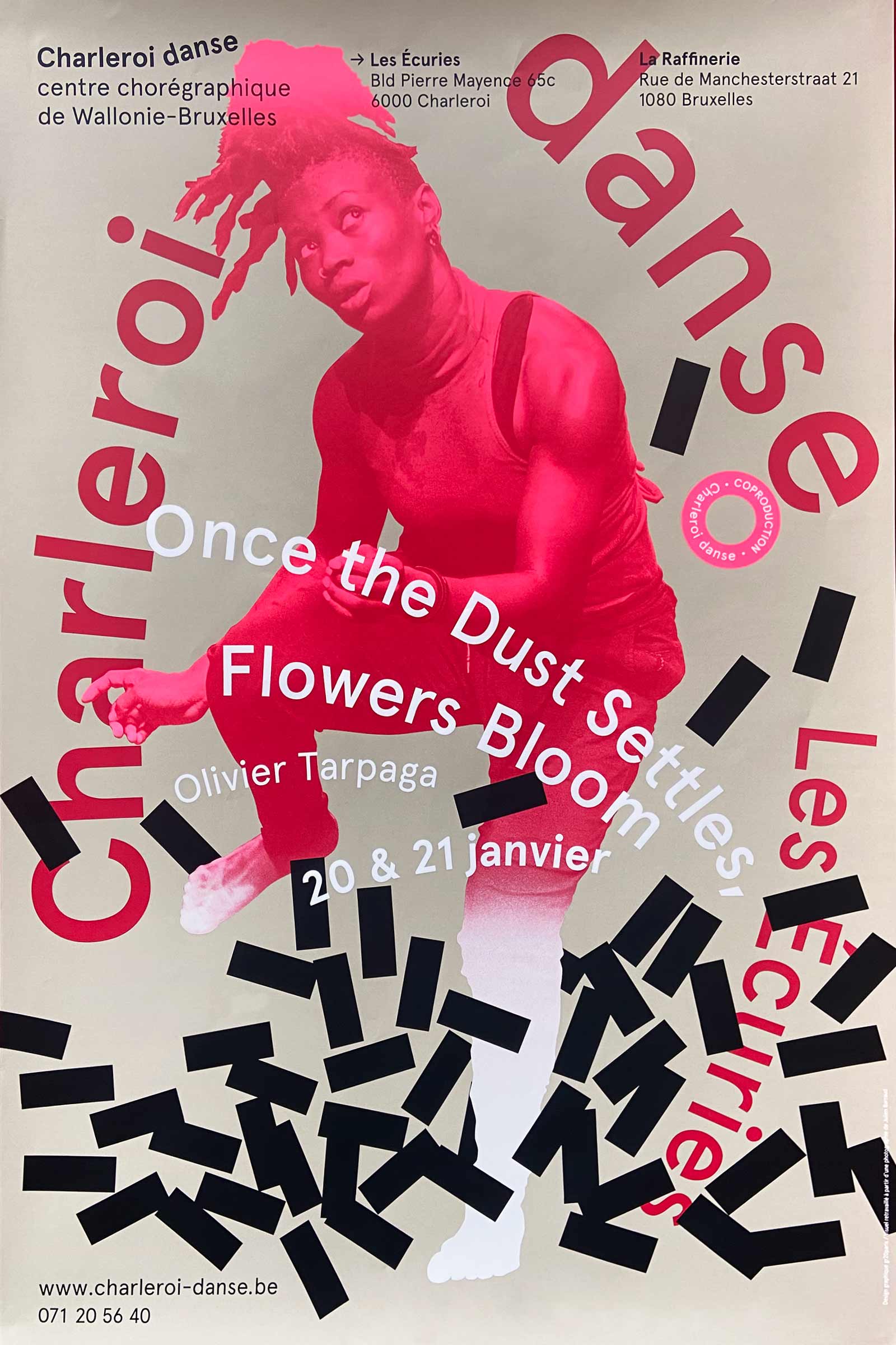 Charleroi Danse —Affichage GR20 design graphique signaletique paris branding graphic fashion food drinks culture luxury architecture