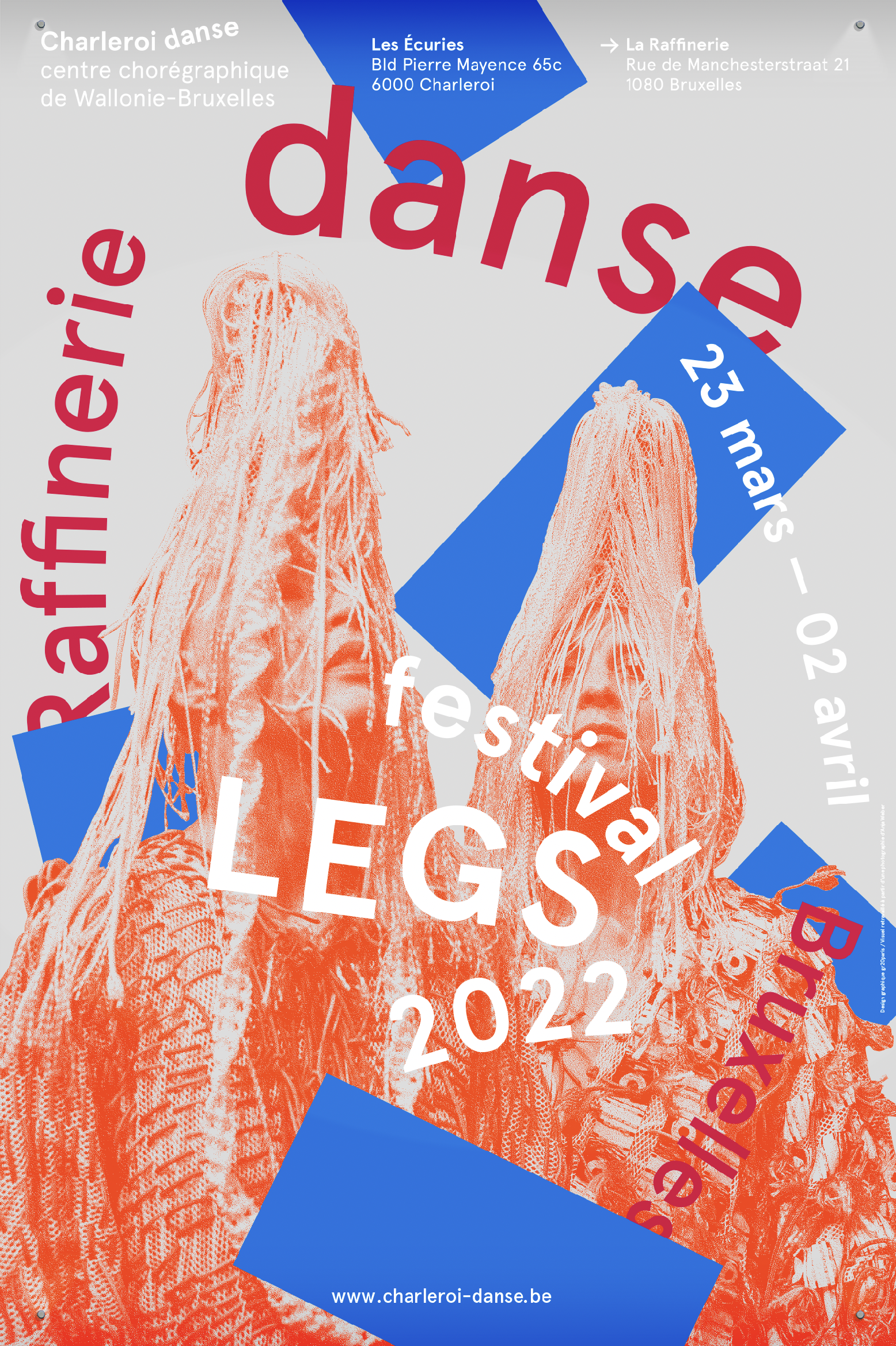 Charleroi Danse —Affichage GR20 design graphique signaletique paris branding graphic fashion food drinks culture luxury architecture