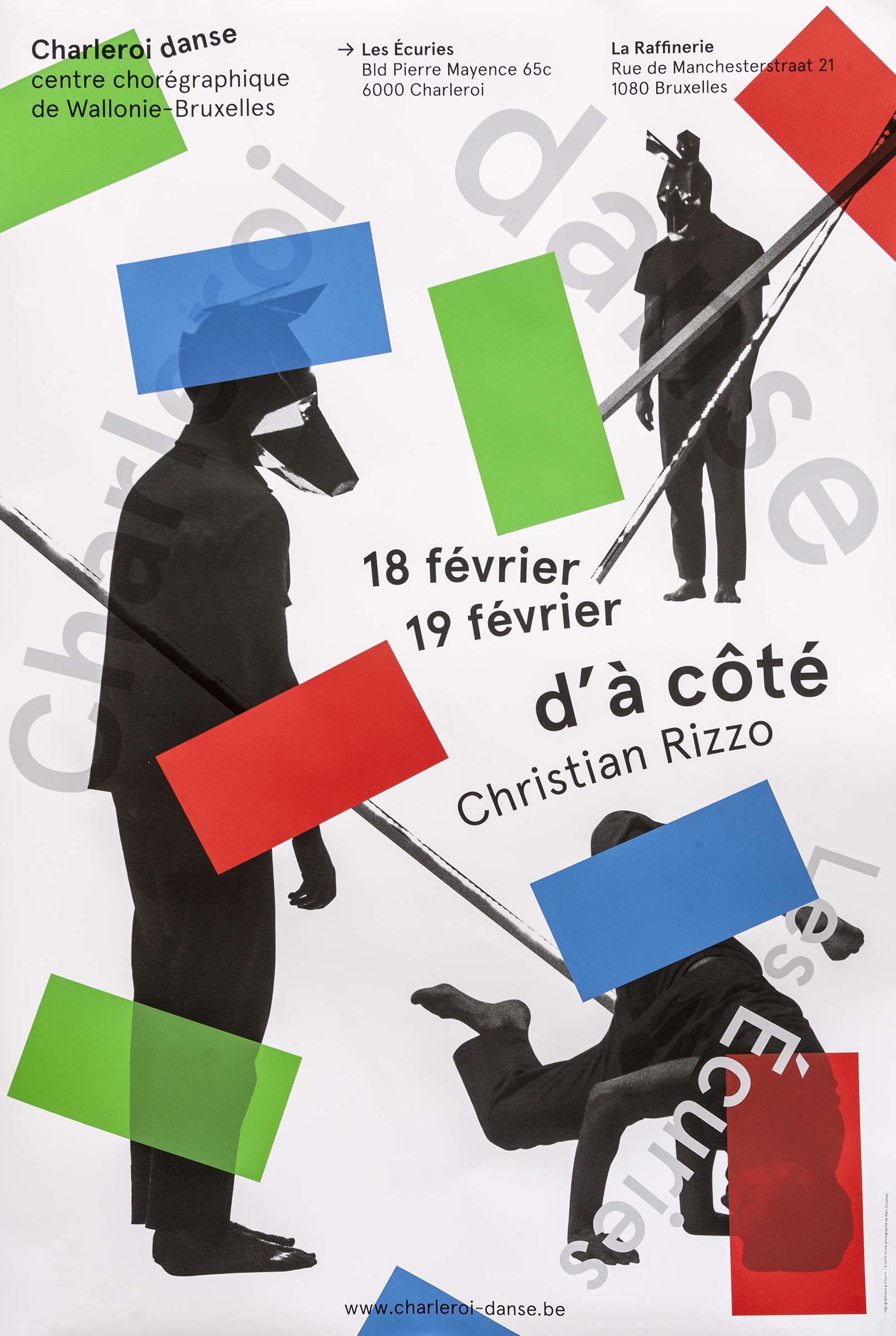 Charleroi Danse —Affichage GR20 design graphique signaletique paris branding graphic fashion food drinks culture luxury architecture