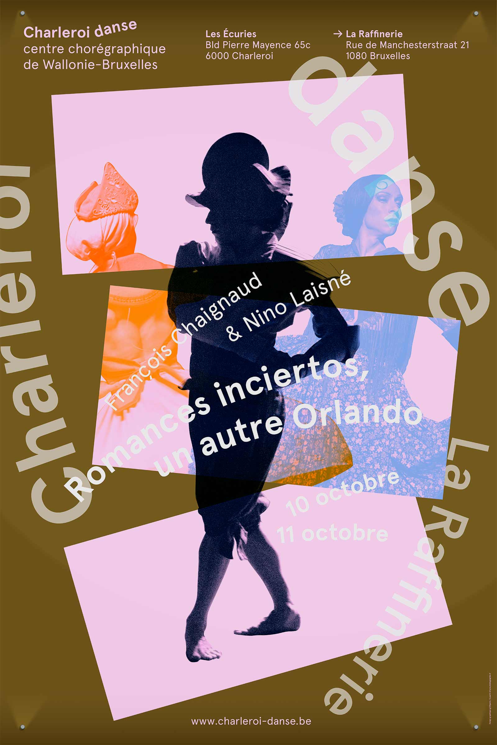 Charleroi Danse —Affichage GR20 design graphique signaletique paris branding graphic fashion food drinks culture luxury architecture