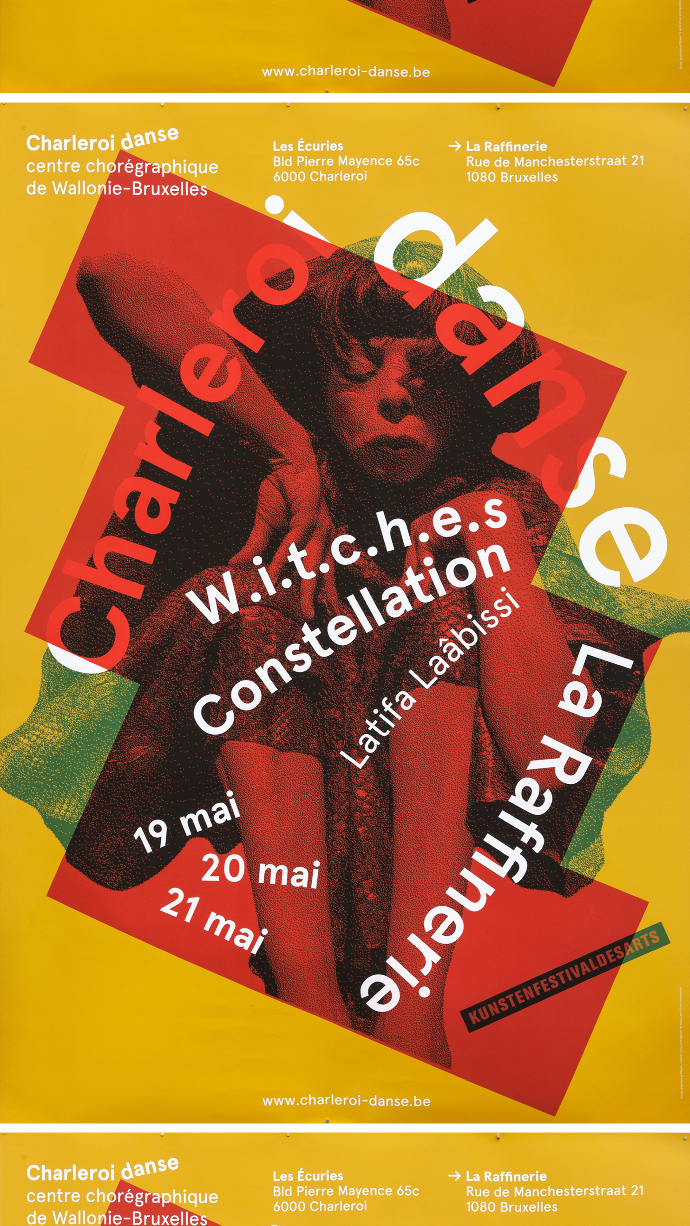 Charleroi Danse —Affichage GR20 design graphique signaletique paris branding graphic fashion food drinks culture luxury architecture