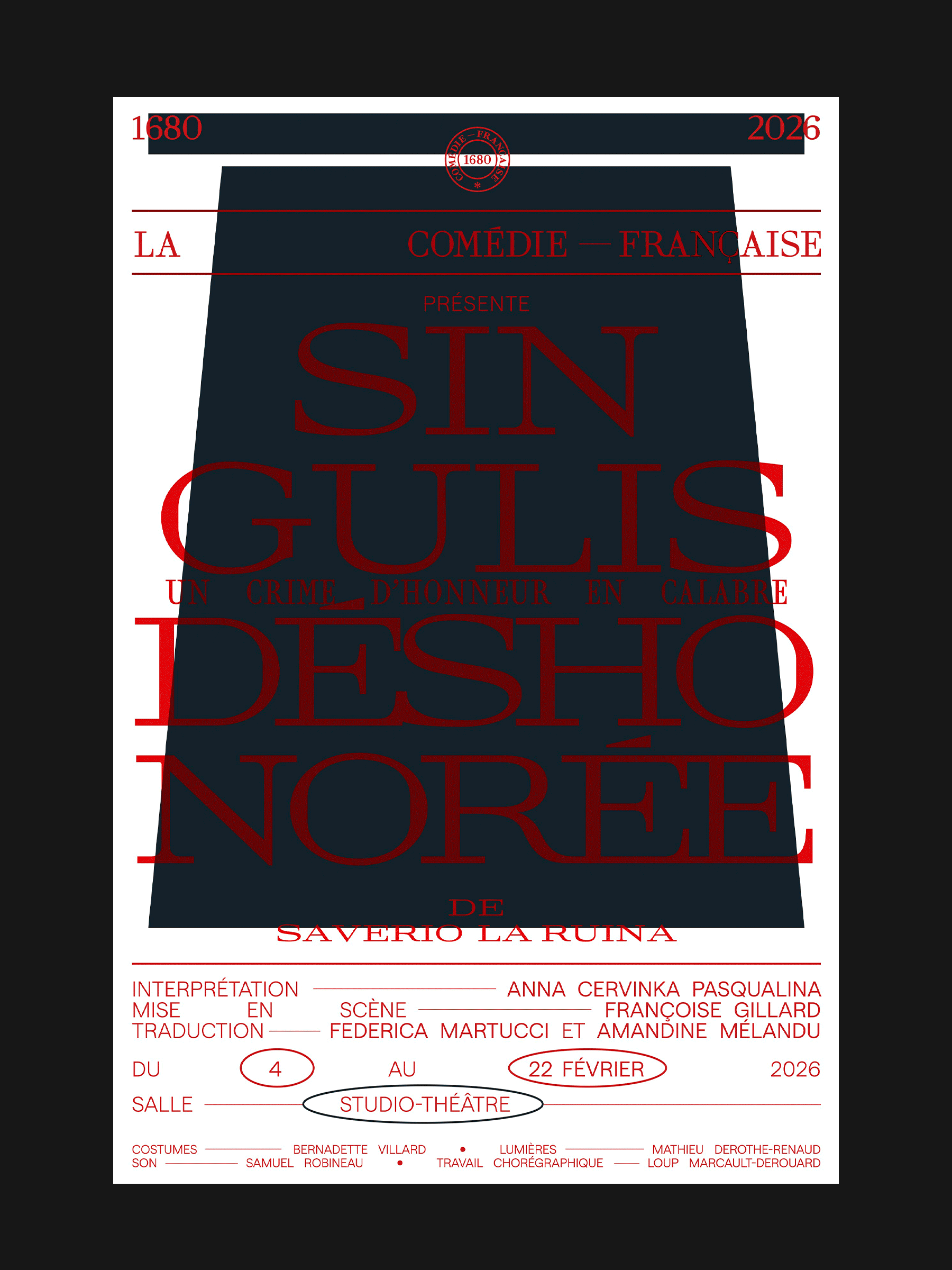 COMÉDIE-FRANÇAISE GR20 design graphique signaletique paris branding graphic fashion food drinks culture luxury architecture