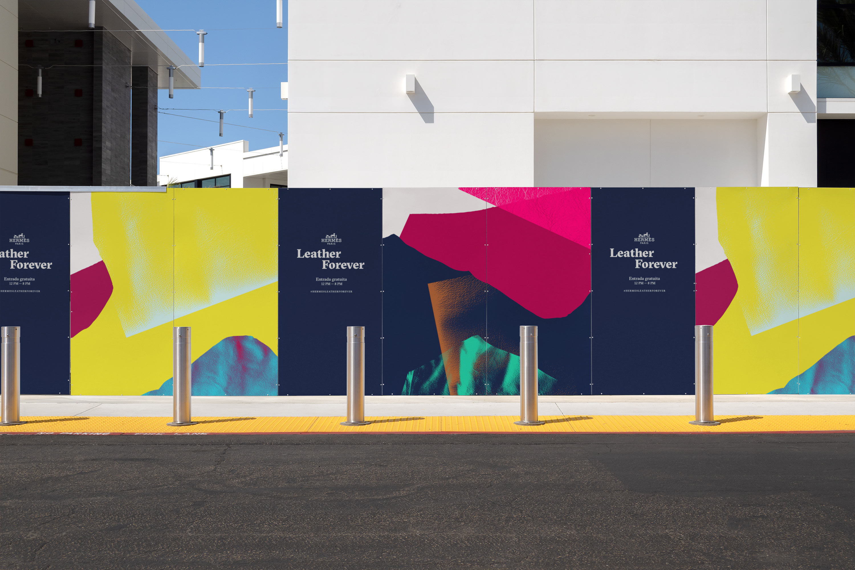 Hermès, Leather Forever GR20 design graphique signaletique paris branding graphic fashion food drinks culture luxury architecture