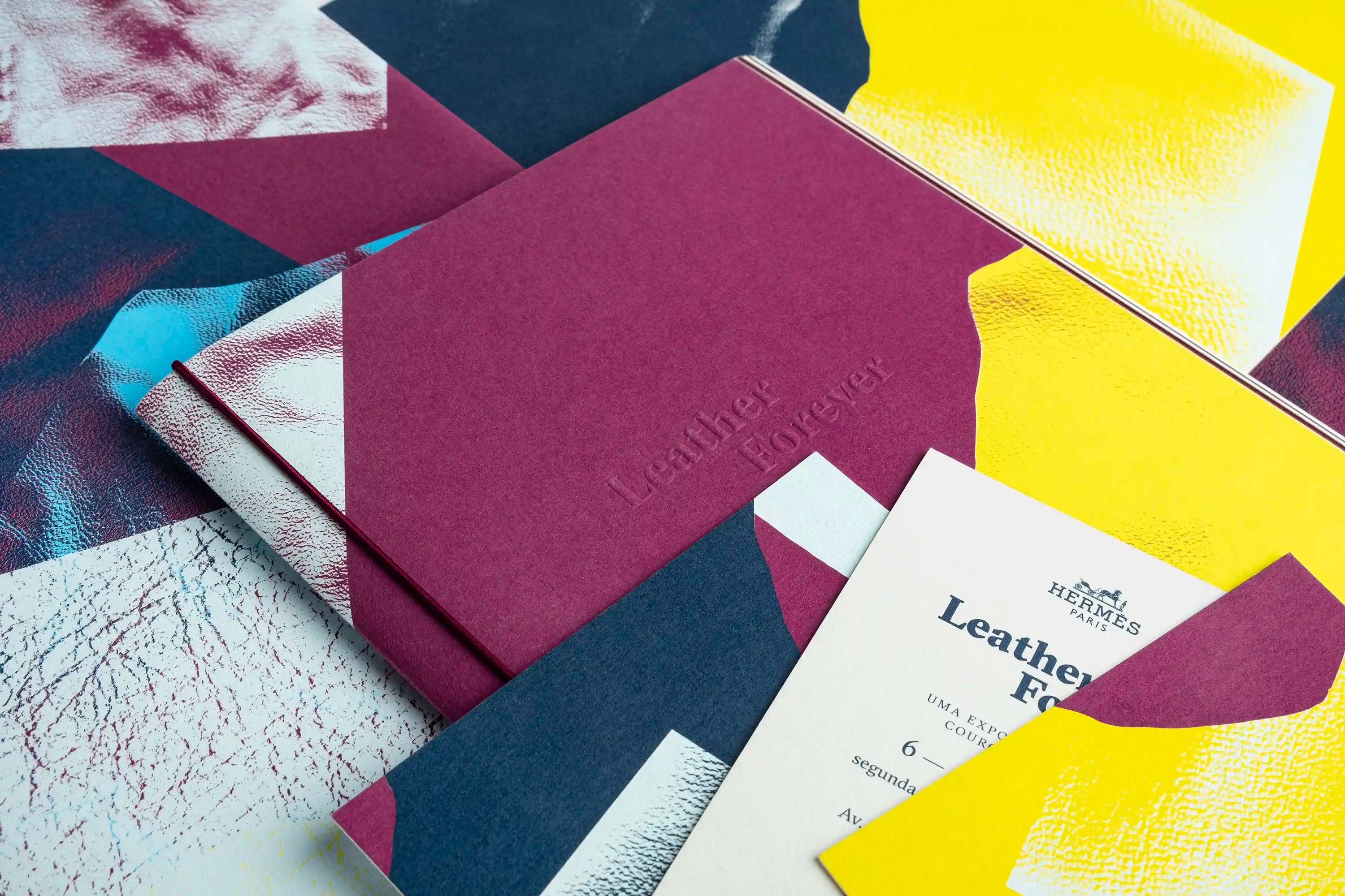 Hermès, Leather Forever GR20 design graphique signaletique paris branding graphic fashion food drinks culture luxury architecture