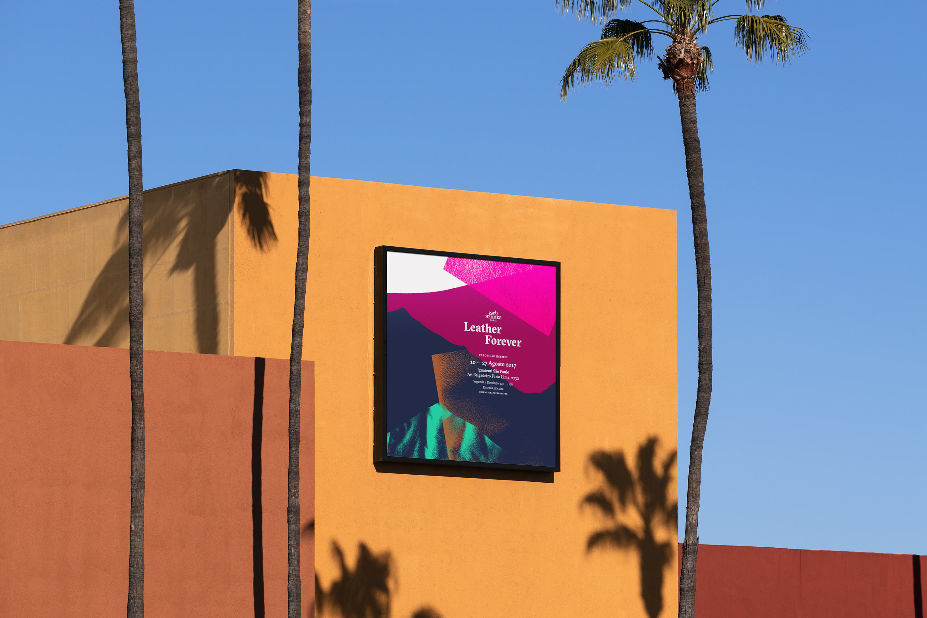 Hermès, Leather Forever GR20 design graphique signaletique paris branding graphic fashion food drinks culture luxury architecture