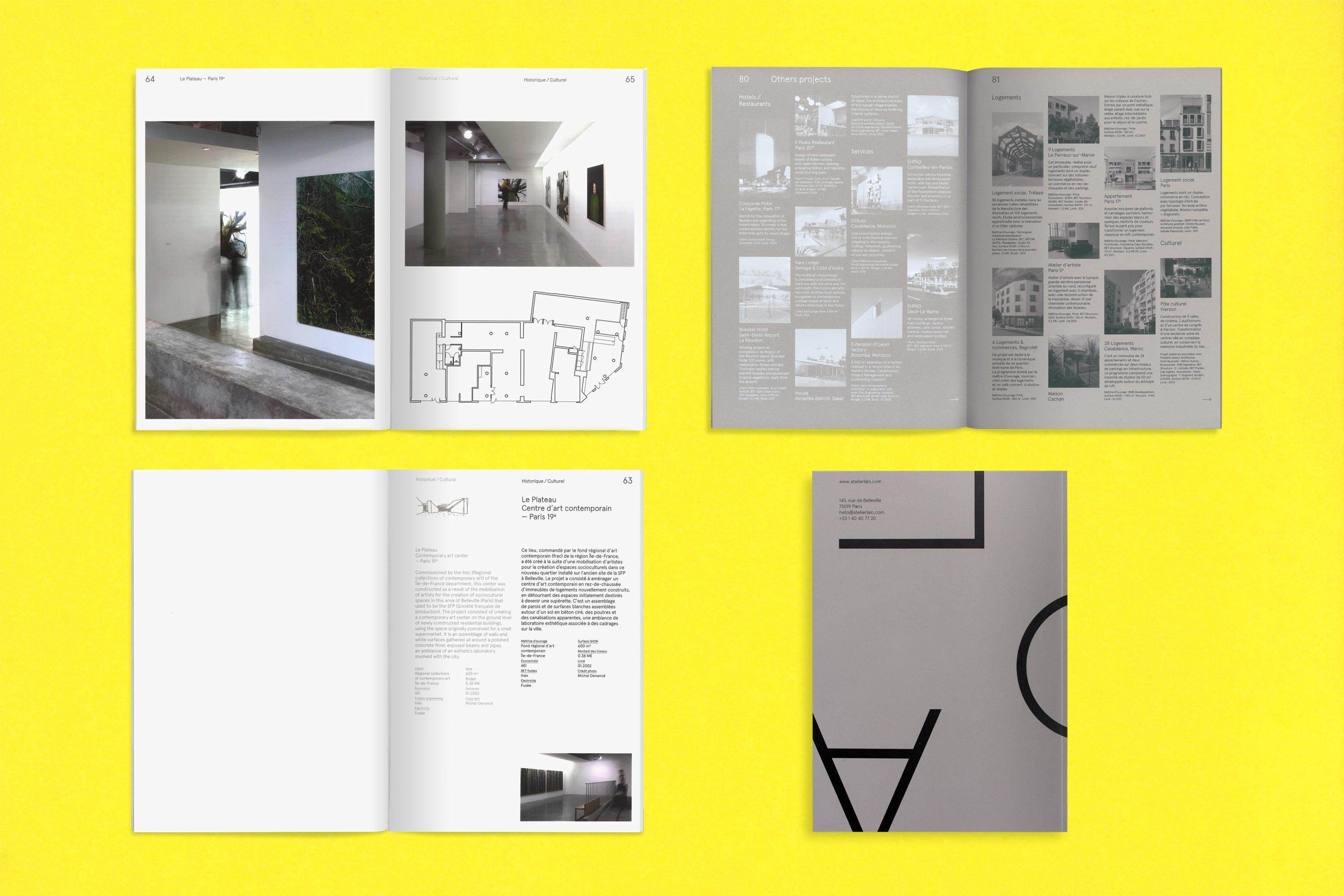Lalo architecture GR20 design graphique signaletique paris branding graphic fashion food drinks culture luxury architecture