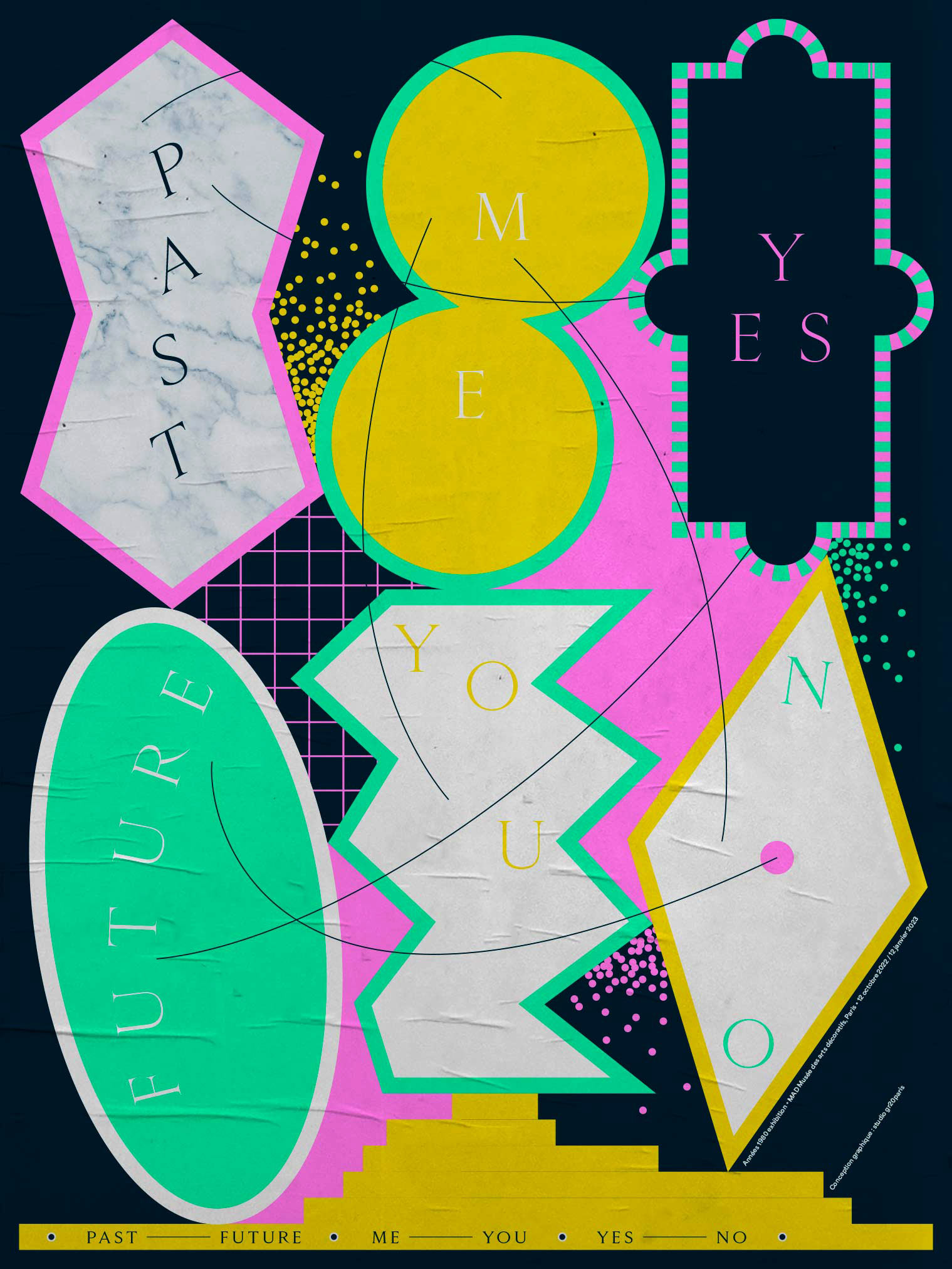 MAD 80’s GR20 design graphique signaletique paris branding graphic fashion food drinks culture luxury architecture