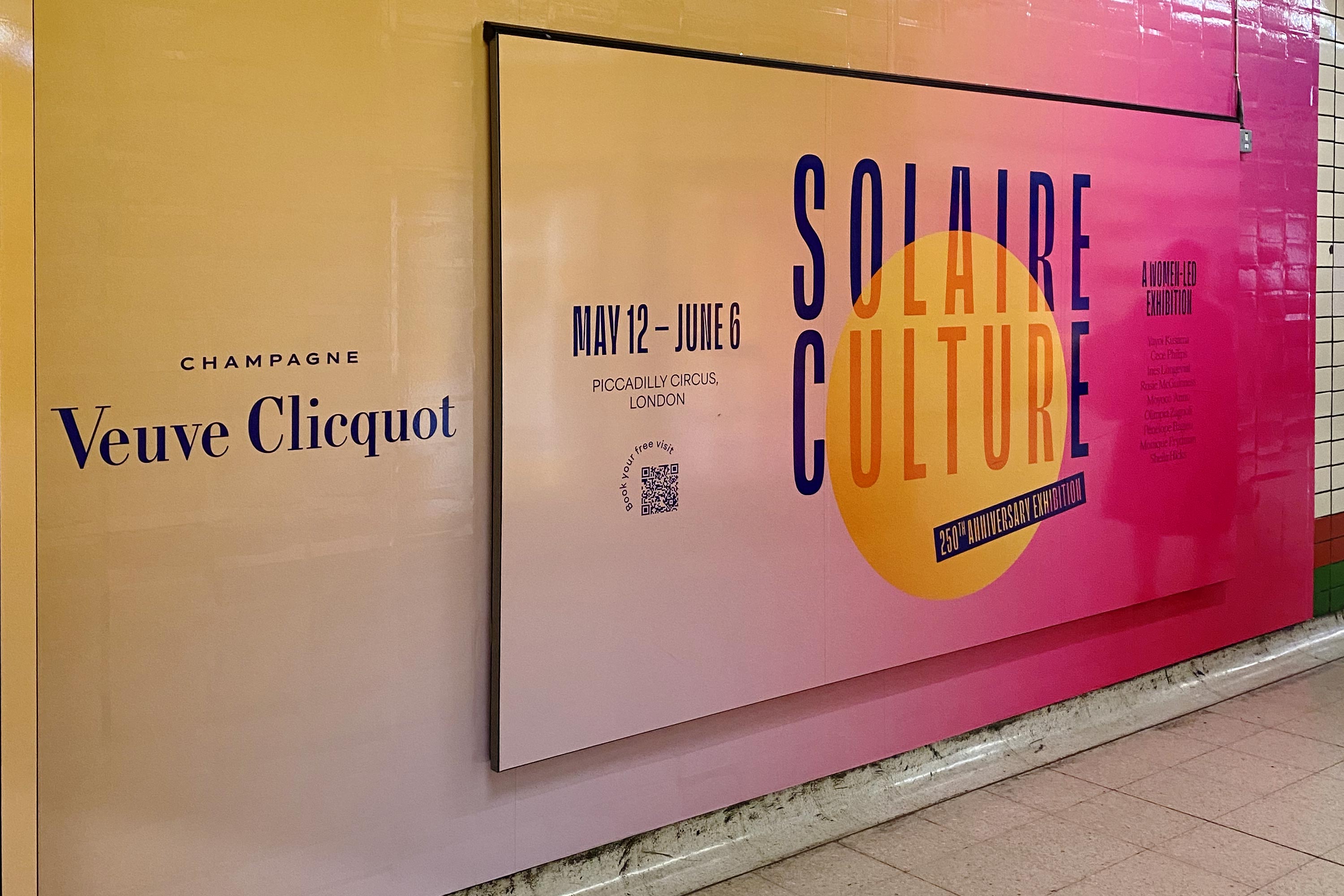 Veuve Clicquot, Solaire Culture GR20 design graphique signaletique paris branding graphic fashion food drinks culture luxury architecture