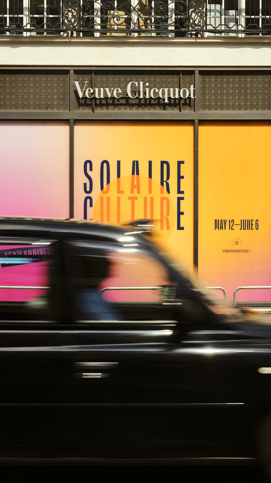 Veuve Clicquot, Solaire Culture GR20 design graphique signaletique paris branding graphic fashion food drinks culture luxury architecture
